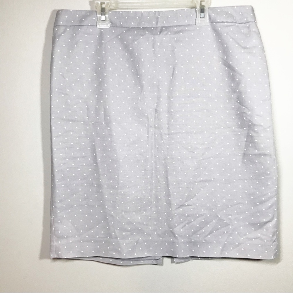 Liz Claiborne Career gray and white pencil skirt